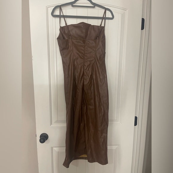 SHEIN Faux Leather Dress - Picture 3 of 3